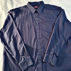 UNTUCKit Men's Navy Blue long sleeve shirt-3XL